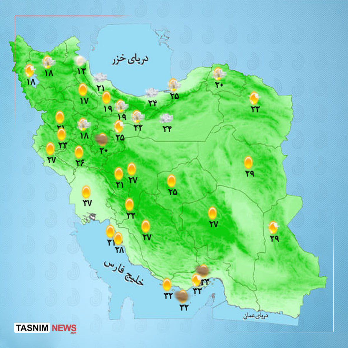 وزش باد و گردوخاک در مرکز و شمال‌شرق کشور