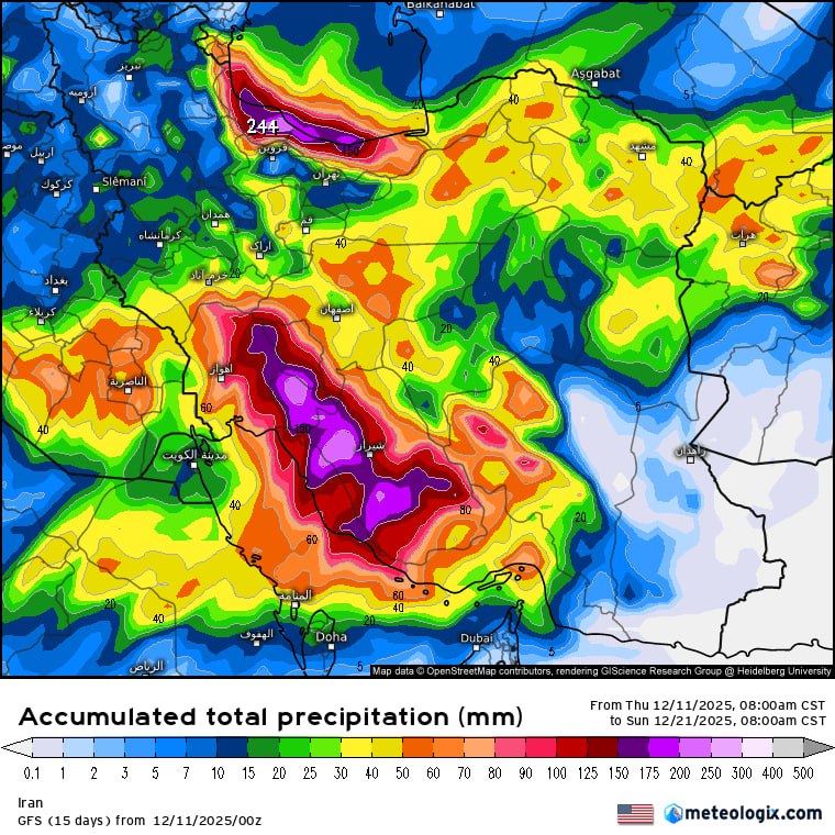 خبر خوش ماهواره‌های هواشناسی برای ایران