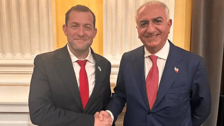 رضا پهلوی با یوسی داگان دیدار کرد + عکس | دیدار بی‌سابقه ربع پهلوی با مقام اسرائیلی