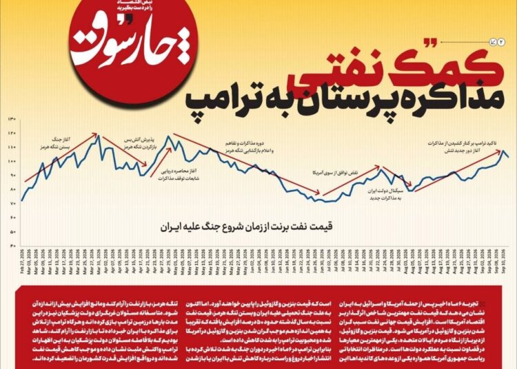 📸 کمک نفتی مذاکره پرستان به ترامپ