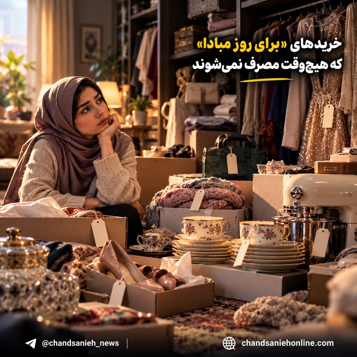 خریدهای «برای روز مبادا» که هیچ‌وقت مصرف نمی‌شوند